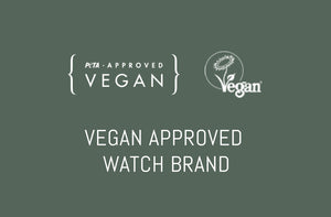 Fjordson is a vegan approved watch brand by PETA and the Vegan Society