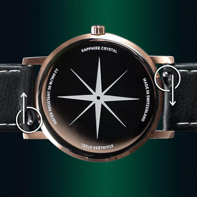 Fjordson watch strap switch or replacement. Quick release system part 1.