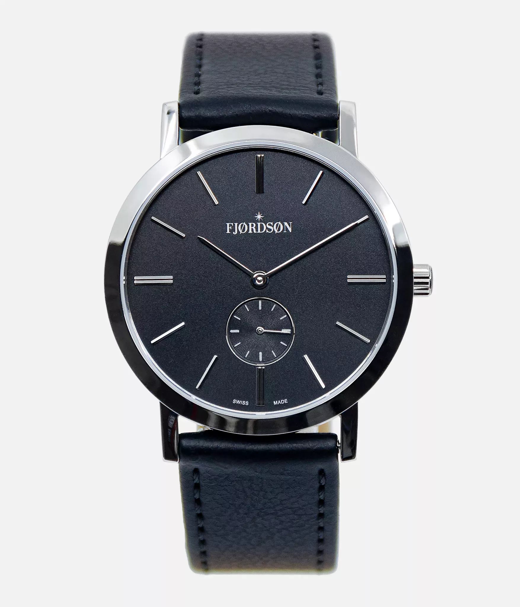 SLIM White Dial — Vegan Leather Strap